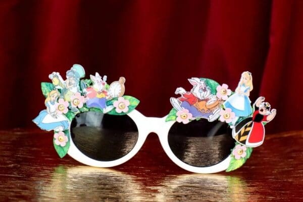 SOLD! 7595 Alice In Wonderland Fancy Embellished Sunglasses - Image 8