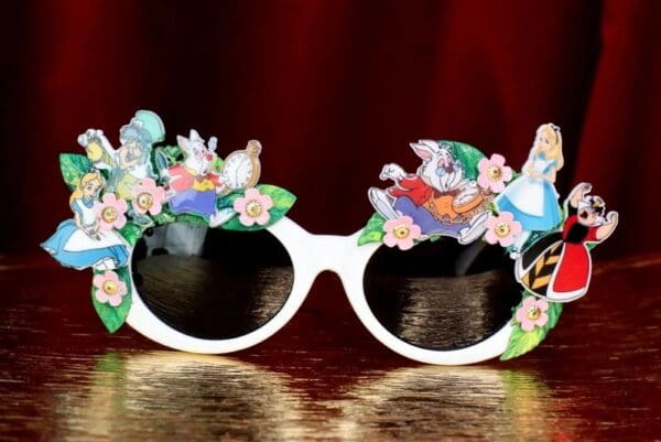 SOLD! 7595 Alice In Wonderland Fancy Embellished Sunglasses