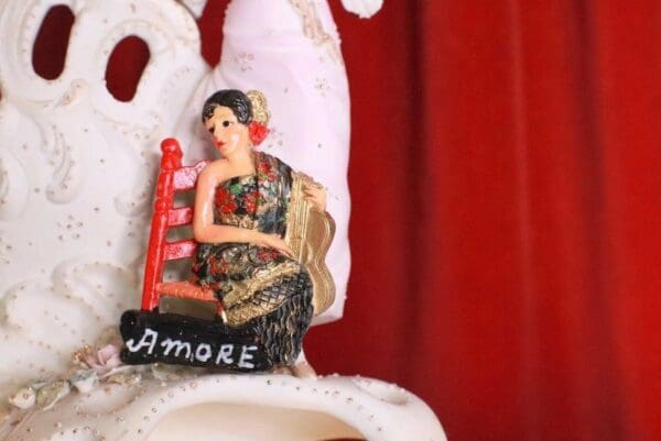 SOLD! 7871 Flamenco Lady Amore Brooch - Image 8
