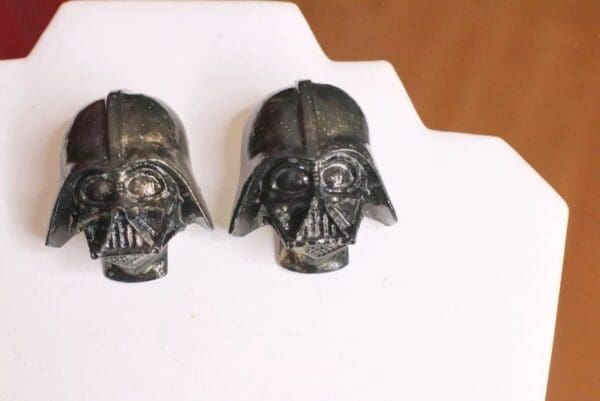 SOLD! 8042 Star Wars Darth Vader 3D Effect Unusual Studs Earrings - Image 2