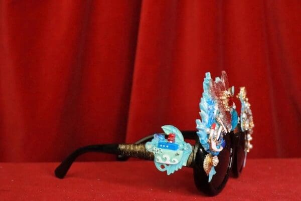 SOLD! 8051 Baroque Nautical Marine Mermaid Embellished Sunglasses - Image 9