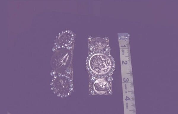 SOLD! 8529 Baroque Roman coin Barrette - Image 3
