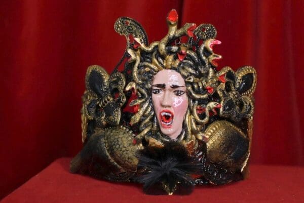 SOLD! 8735 Halloween Medusa Gorgon Winged Effect Crown Headband - Image 8