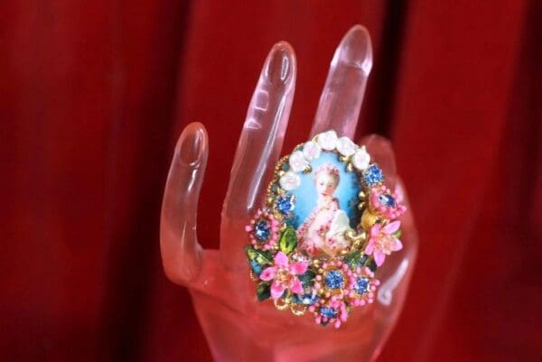 SOLD! 9067 Marie Antoinette Royal Garden Adjustable Cocktail Ring