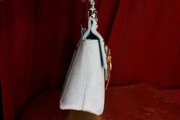 SOLD! 9175 Baroque Velvet Runway Tiger Handbag Purse - Image 6