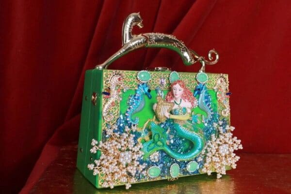 SOLD! 9240 Baroque Boutique Style Nautical Embellished Handbag - Image 2