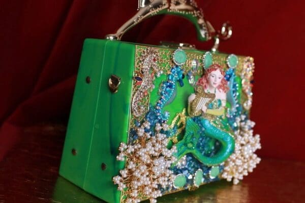 SOLD! 9240 Baroque Boutique Style Nautical Embellished Handbag - Image 3