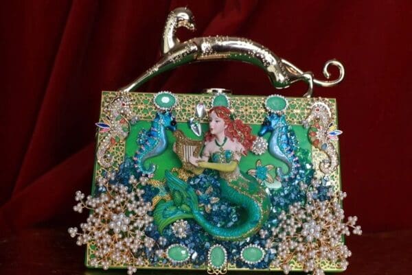 SOLD! 9240 Baroque Boutique Style Nautical Embellished Handbag