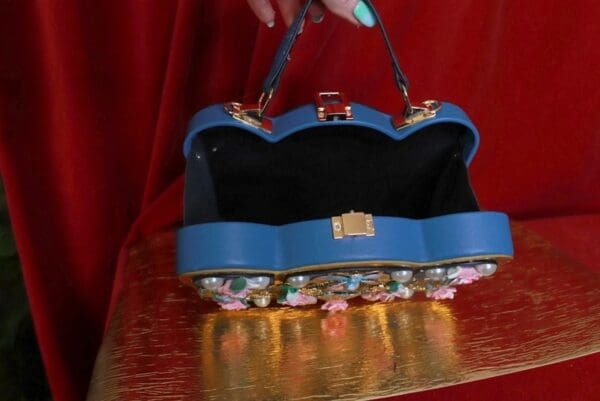 SOLD! 9250 Marie Antoinette Vintage Style Boutique Style Embellished Handbag - Image 6