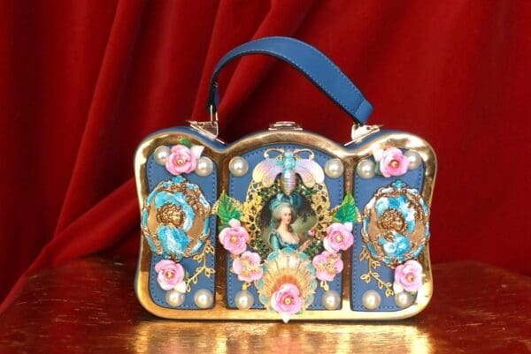 SOLD! 9250 Marie Antoinette Vintage Style Boutique Style Embellished Handbag - Image 2