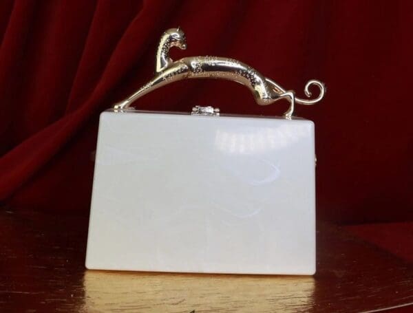 SOLD! 9254 Baroque Boutique Style Mermaid Nautical Embellished Handbag - Image 5