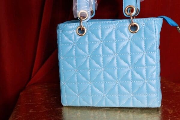 SOLD! 9274 Baroque Sicilian Lemon PU Leather Tote Handbag - Image 7