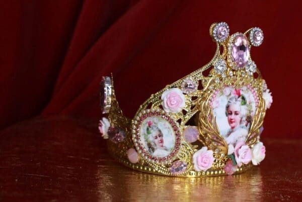 SOLD! 9312 Victorian Versailles Marie Antoinette Headband Crown - Image 4