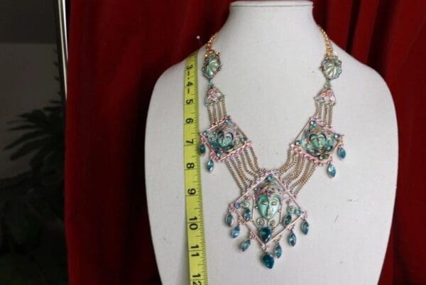 SOLD! 9373 Roman Goddess Sterling Silver Fancy Necklace - Image 3