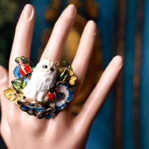 SOLD! 66 Adorable Cat Cocktail Ring