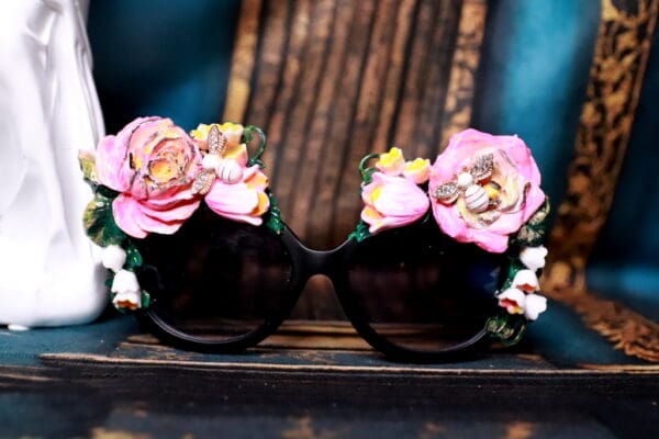 SOLD! 47 Baroque Roses Embellished Sunglasses Shades