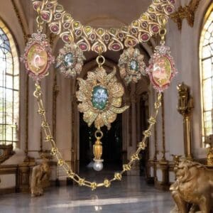 SOLD!100 Baroque Vintage Style Elegant Statement Necklace