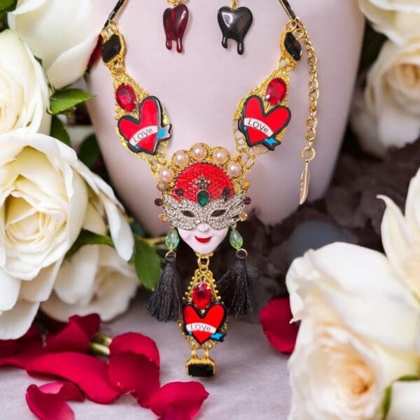 90 Set OF Necklace+ Earrings This Is Love