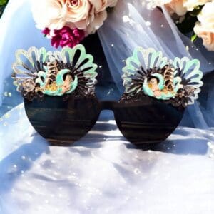 123 Art Jewelry Butterfly Fairy Embellished Sunglasses