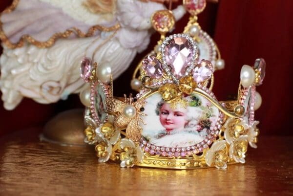 SOLD! 9479 Victorian Marie Antoinette Headband Crown