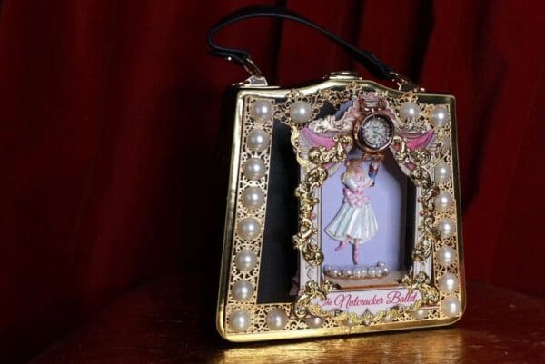 SOLD! 9515 Baroque Boutique Style Nutcracker Ballet Embellished Handbag - Image 3