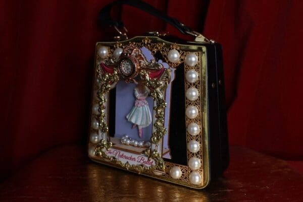SOLD! 9515 Baroque Boutique Style Nutcracker Ballet Embellished Handbag - Image 4