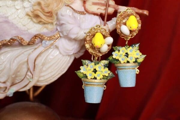 SOLD! 9565 Chicks Pot Light Weight Earrings