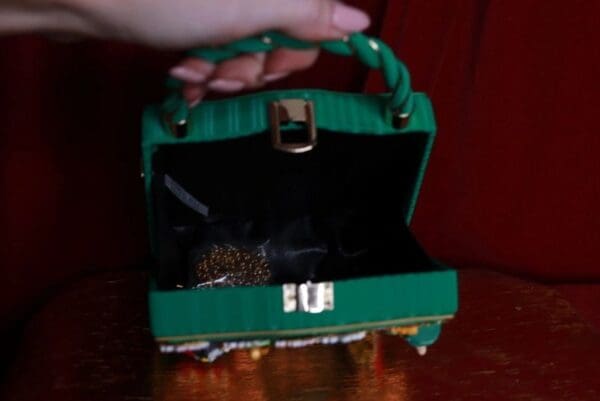 SOLD! 9604 Alice In Wonderland Embellished Handbag - Image 8