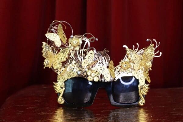 SOLD! 9644 Filigree Butterflies Fancy Sunglasses - Image 2