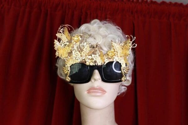 SOLD! 9644 Filigree Butterflies Fancy Sunglasses - Image 5