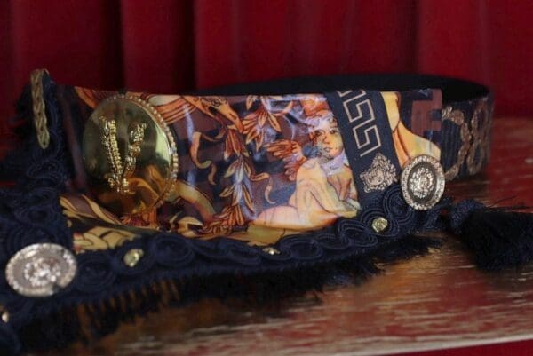SOLD! 9669 Fancy Scarf Tassels Belt - Image 4