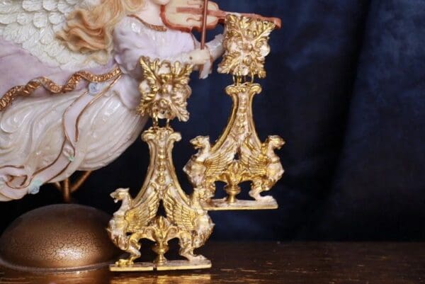 SOLD! 9801 Medieval Gargoyles Vintage Style Studs Earrings - Image 2