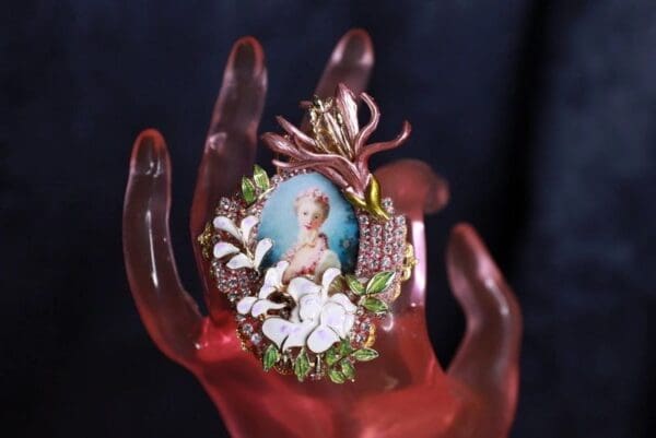 SOLD! 9826 Young Marie Antoinette Cocktail Adjustable Ring - Image 7