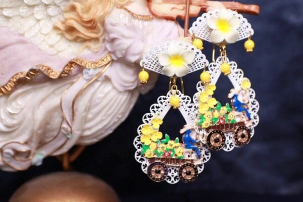 SOLD! 9937 Sicilian Lemon Fruit Fancy Studs