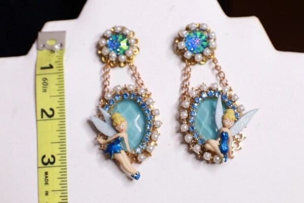 SOLD! 9951 Fairy Cartoonish Style Earrings Studs - Image 3