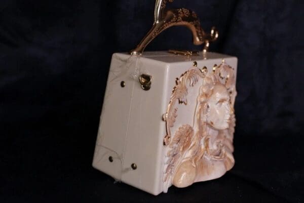 SOLD! 10039 Baroque Boutique Namaste Embellished Handbag - Image 4
