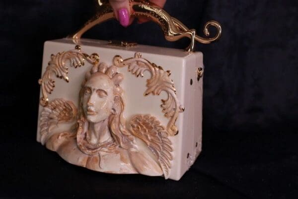 SOLD! 10039 Baroque Boutique Namaste Embellished Handbag - Image 5