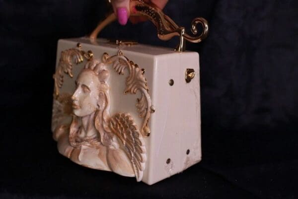 SOLD! 10039 Baroque Boutique Namaste Embellished Handbag - Image 6