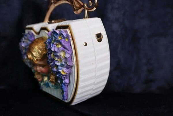 SOLD! 10047 Baroque Boutique Cherub Angel Embellished Handbag - Image 3