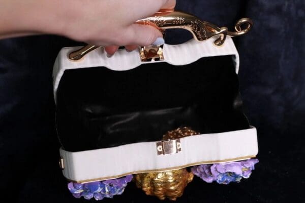 SOLD! 10047 Baroque Boutique Cherub Angel Embellished Handbag - Image 5