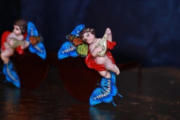 SOLD! 10109 Baroque Cherub Flower Embellished Sunglasses - Image 5