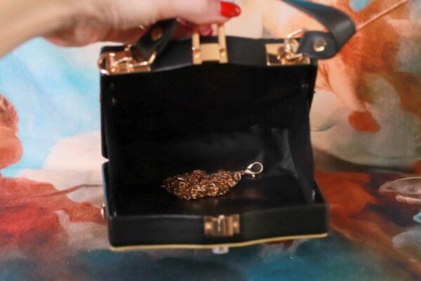 SOLD! 10207 Baroque Boutique Style True Love Embellished Handbag - Image 5