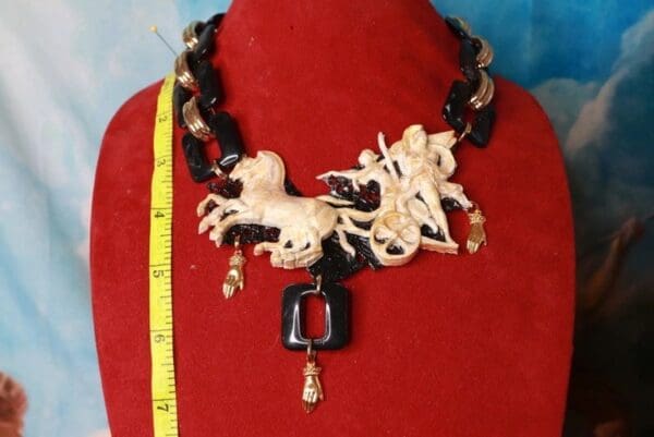 SOLD! 10247 Roman Revival Unusual Necklace - Image 4