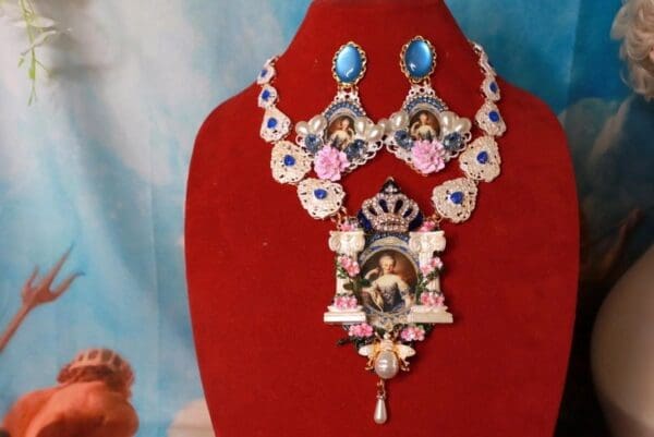 SOLD! 10311 Young Marie Antoinette Architect Necklace - Image 2