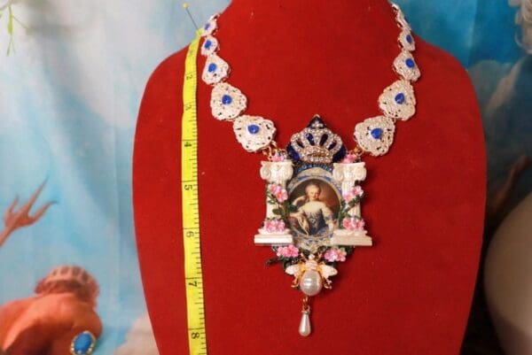 SOLD! 10311 Young Marie Antoinette Architect Necklace - Image 3