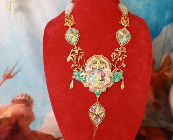 SOLD! 10338 Birth Of Venus Baroque Style Necklace - Image 2