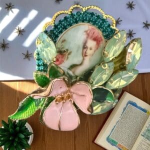 SOLD! 156 Marie Antoinette Cameo Adjustable Cocktail Ring