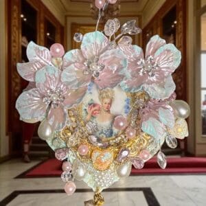 SOLD! 170 Young Marie Antoinette Fancy Floral Brooch Pin