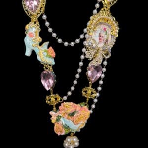 SOLD! 166 Marie Antoinette Irregular Fancy Necklace