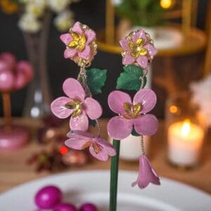 SOLD! 180 Sakura Irregular Earrings